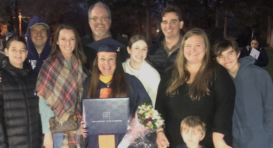 Bobbie with family